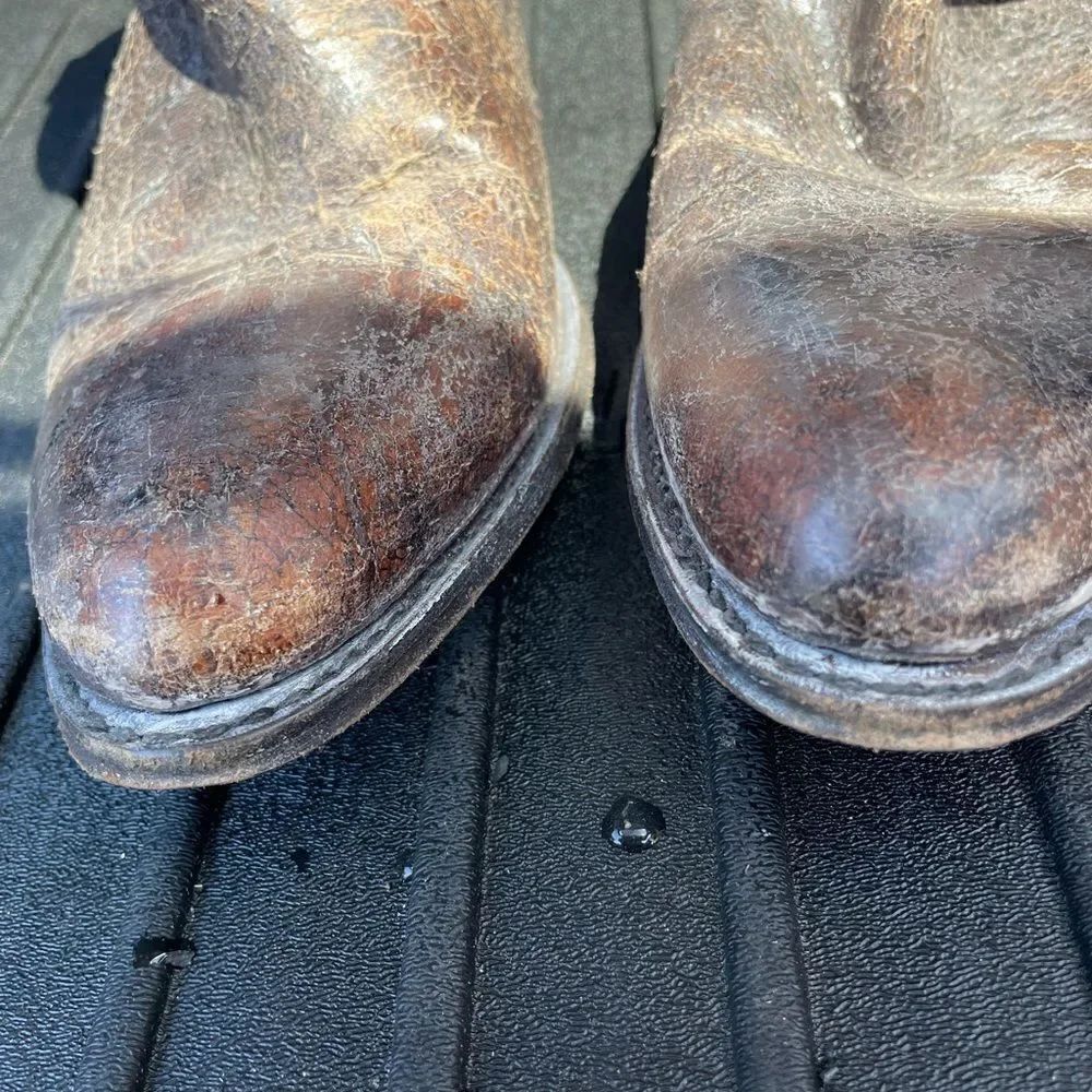 Sentra Distressed Booties - Picture 8 of 9